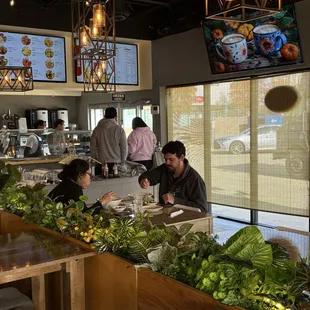 Ordered at the counter