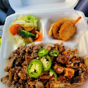 Chicken & Beef Veggie Bowl