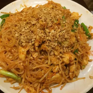 #102 Chicken Pad Thai - BEST I have ever had. Noodles were not over cooked and the sauce had just enough flavor &amp; spice to set it off nice