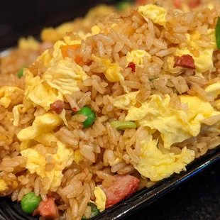 a pile of fried rice