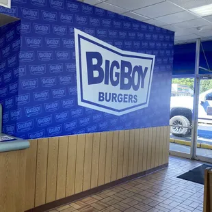 the inside of the restaurant