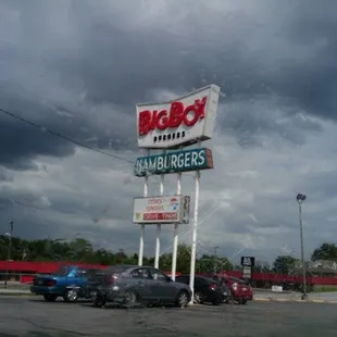 cars parked in a parking lot