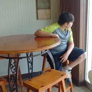 There&apos;s about 2 tables