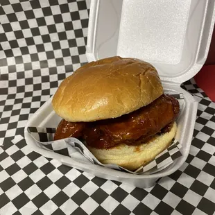 Big boy spicy chicken sandwich