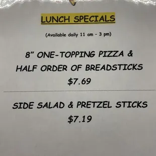 Lunch special