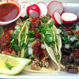 Beautiful taco plate