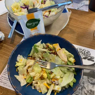 Back at Big Boyz and their salad is back to the normally high standards.