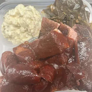 a meal in a plastic container