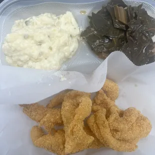 a meal in a plastic container