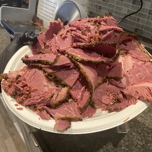 16 hour smoked pastrami