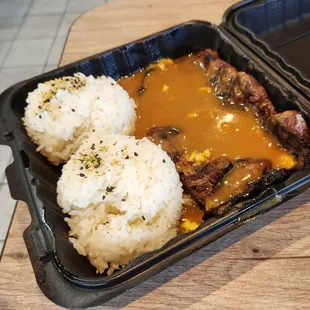 Ribeye loco moco.