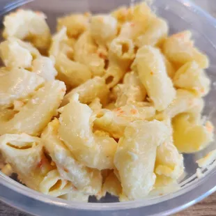 The best macaroni salad I&apos;ve ever had! Not drowning in mayo. Light and refreshing.