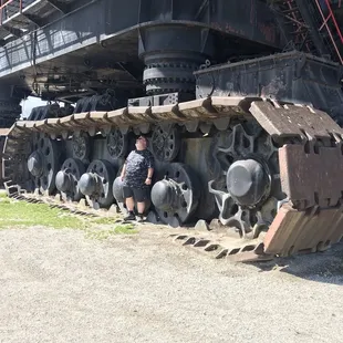 The tracks for Big Brutus! Each link weighs 2000 lbs.