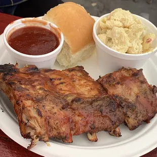 bbq ribs, food, ribs