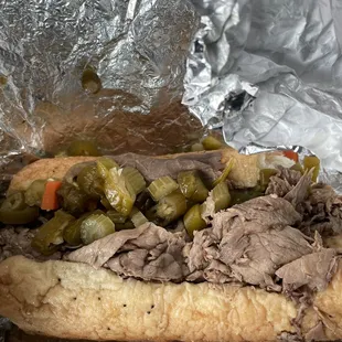 Italian Beef with Hot Giardinara