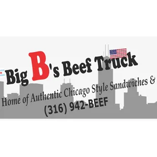 a picture of a big b's beef truck