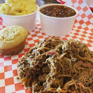 Juicy pulled pork