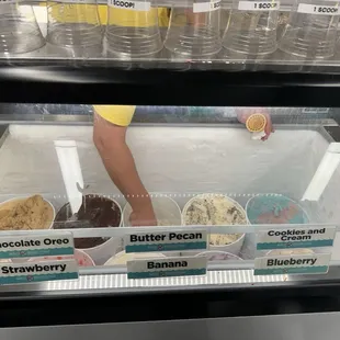 Ice cream flavors