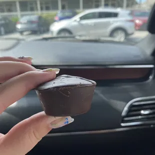 dark chocolate peanut butter cup! so yum!!