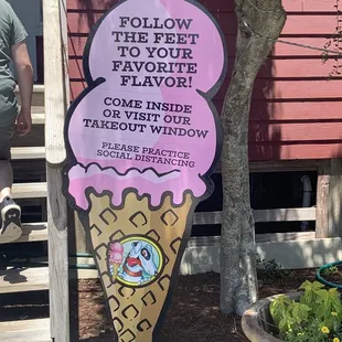 Outside sign