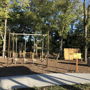 Climbing area of playground