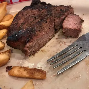 This is medium? More like well done, dry and tasteless.