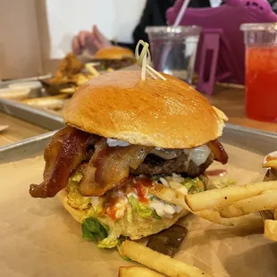 The Horseradish Bourbon Burger