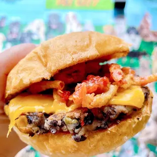 South of the Border - Black Bean Burger