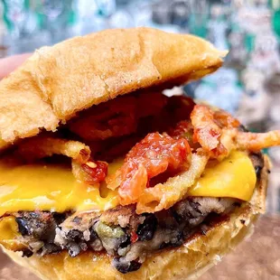 South of the Border - Black Bean Burger