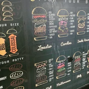 Interior and menu