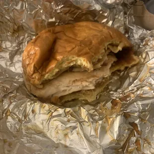 Hawaiian Chicken.... Don't let the picture fool you this sandwich was tasty AF!!