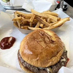 Philly cheese burger