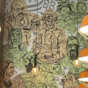 Check out that Steve Harvey image I. The upper leafy. They made a burger in his honor and he showed up in Greensboro to try it out.