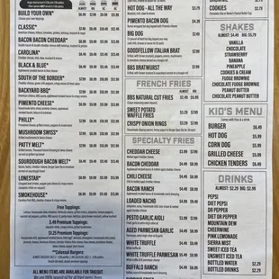 menu, sushi and sashimi