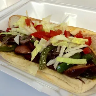 Ranucci's Smoked Sausage Po Boy