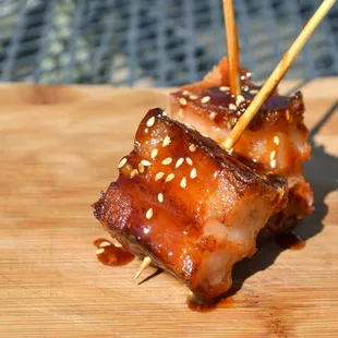Ranucci's Pork Belly Lollipops