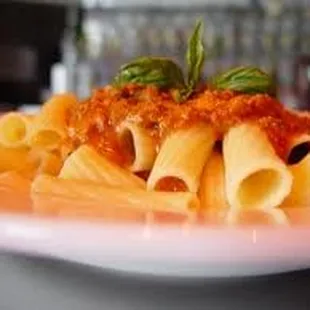 a pasta dish on a plate