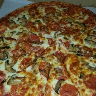 pizza, food