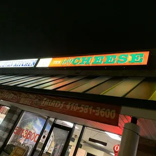 outside