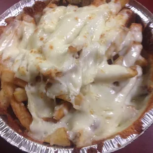 Yummy cheesy cheese fries!