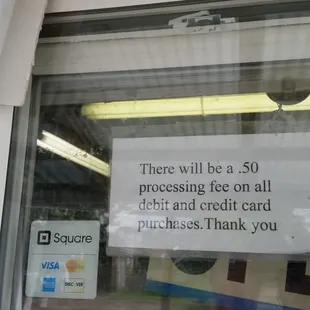 They take cards, only a 50 cent add on which isn&apos;t too bad.