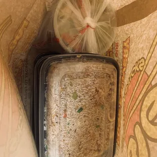 Well pack order with my wor wonton soup