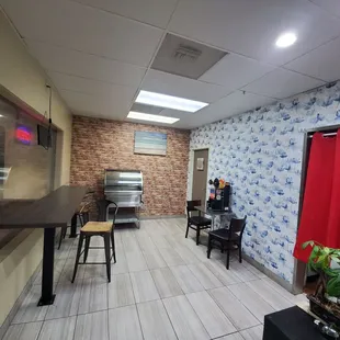 interior, sushi and sashimi