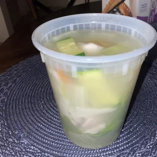 Honestly the 8. Large Wor Wonton Soup is super flavorful and delicious. 10/10 if your going for soup on a rainy or cold late night.