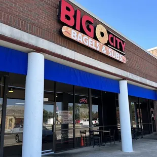 the front of the store