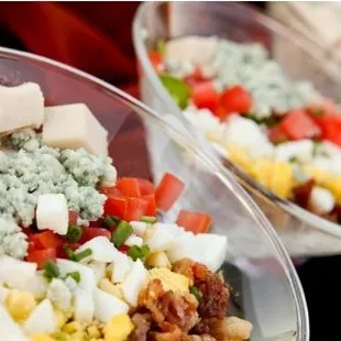 Cobb Salad in Martini Glass