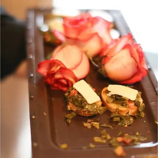 Collard Green Crostini