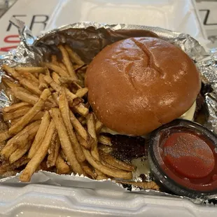 the Classic Smash burger