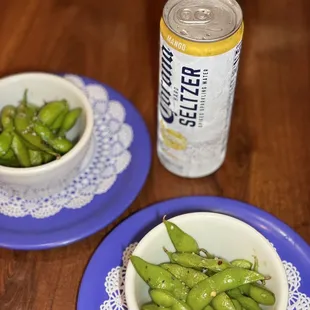 Edamame and Corona drinks provided as part of thr event.