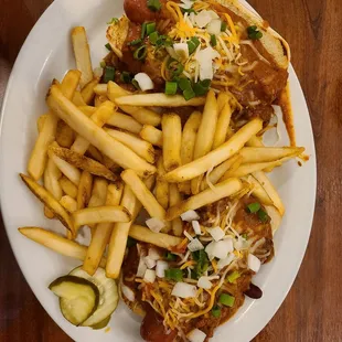 Double down chili dog